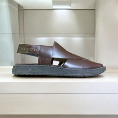 Square-Toe Peshawri Chappal