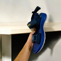 STROBEL ActiveStride Sandals – Navy Blue Performance Comfort