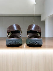 Square-Toe Peshawri Chappal