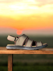 Don Corelus Beige Triple-Strap Comfortwear