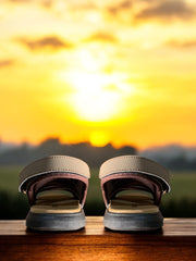 Don Corelus Beige Triple-Strap Comfortwear