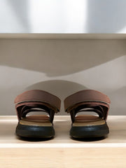 Dust Rose Triple-Strap Don Corelus Comfort Slides